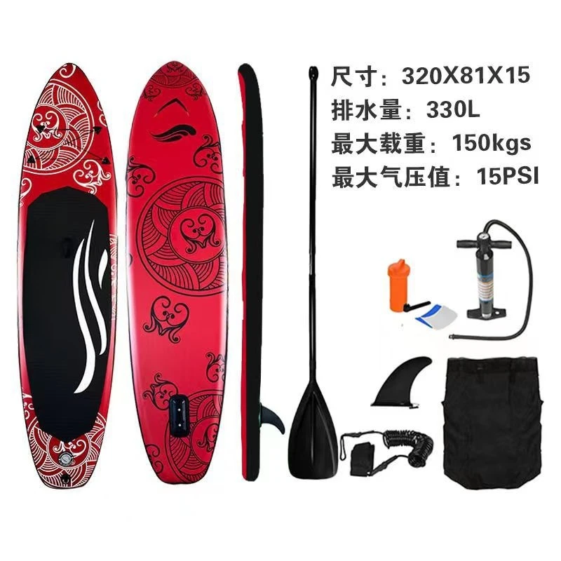 Daili Paddle Board Standing Paddle Inflatable Surfboard Newcomer Water Skateboard Floating Board Pulp