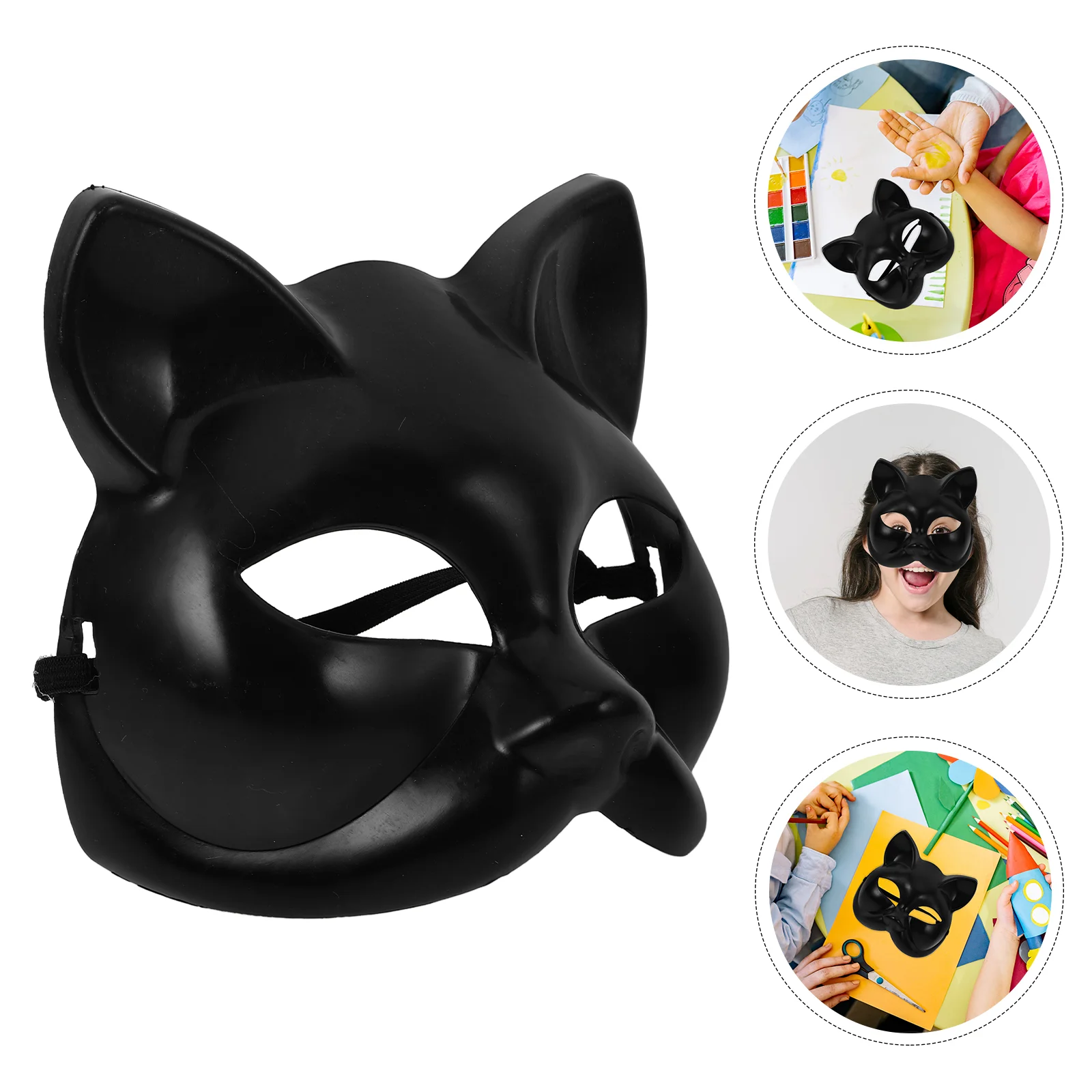 

Animal Drawing Masks Cat Masquerade Men and Women Fox Painted Cosplay Halloween