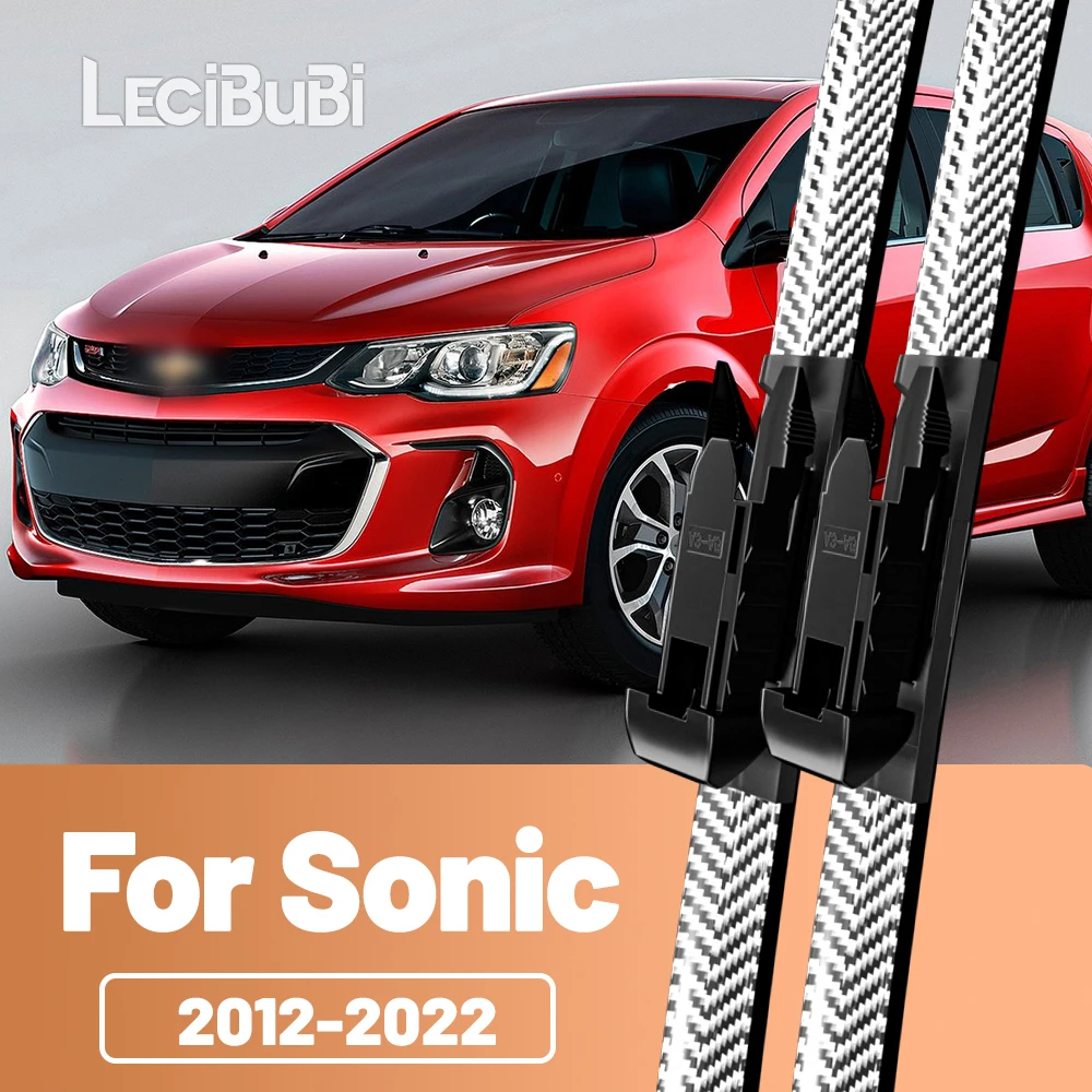 2 stücke Frontscheibe Scheibenwischerblätter Carbon Faser Scheibenwischer Für Chevrolet Sonic 2012-2022 2013 2014 2015 2016 2017 2018
