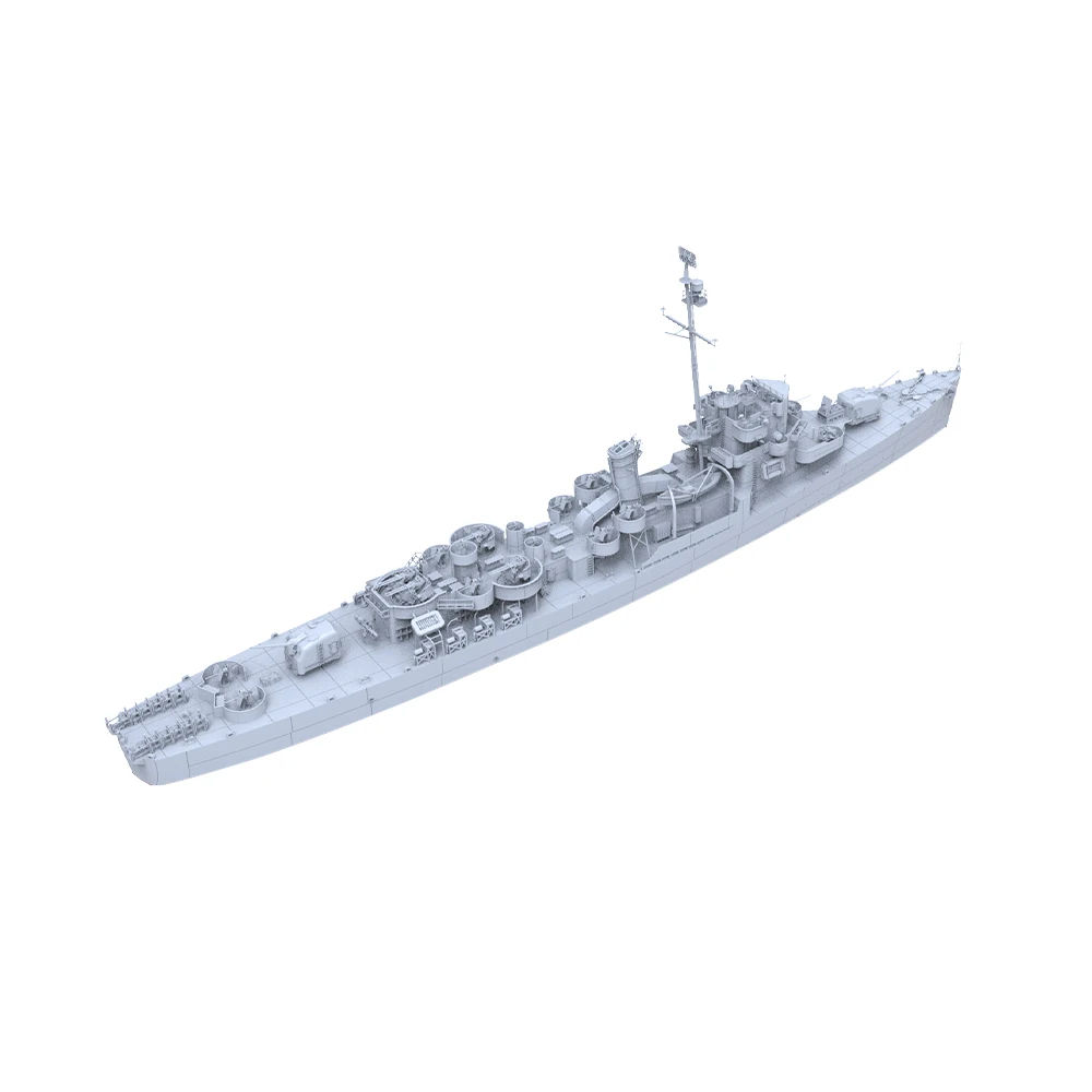 SSMODEL SSC598-A 1/350  Military Model Kit USS Buckley Class Coolbaugh Frigate DE-217 Miniature Static Model