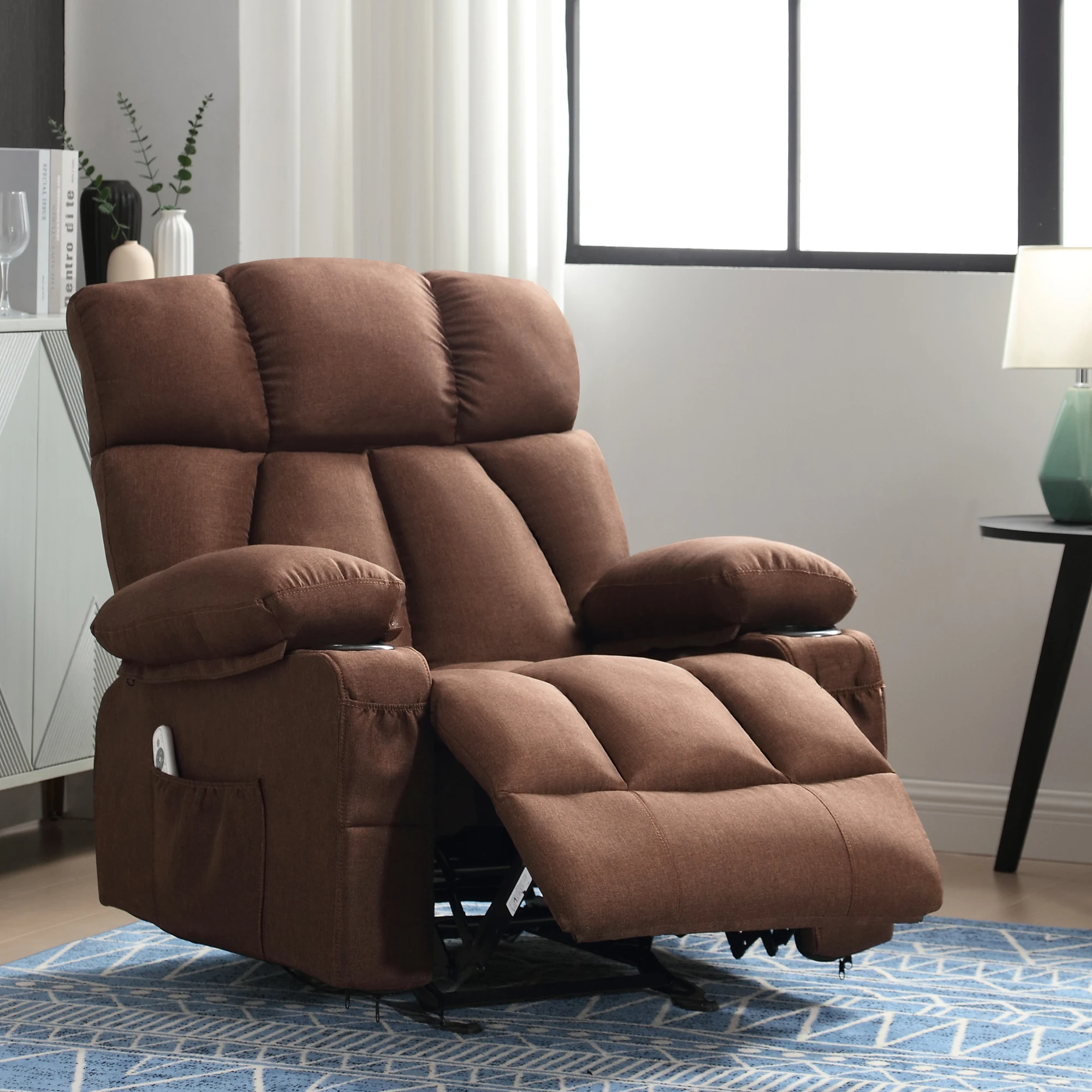 VANBOW germany modern home theatre electric recliner sofa with 8 points vibration and heat