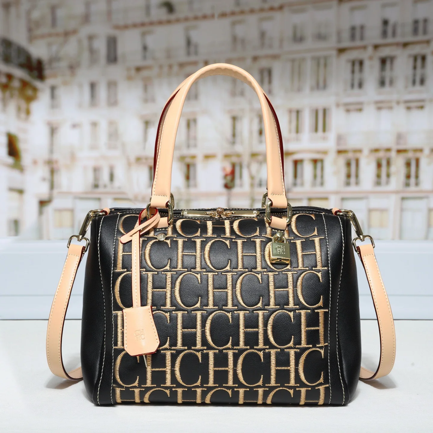 

New Arrival 2026 Women's Pillow Bag - Retro Classic Style with Embroidered Letters, Faux Leather with Real Texture