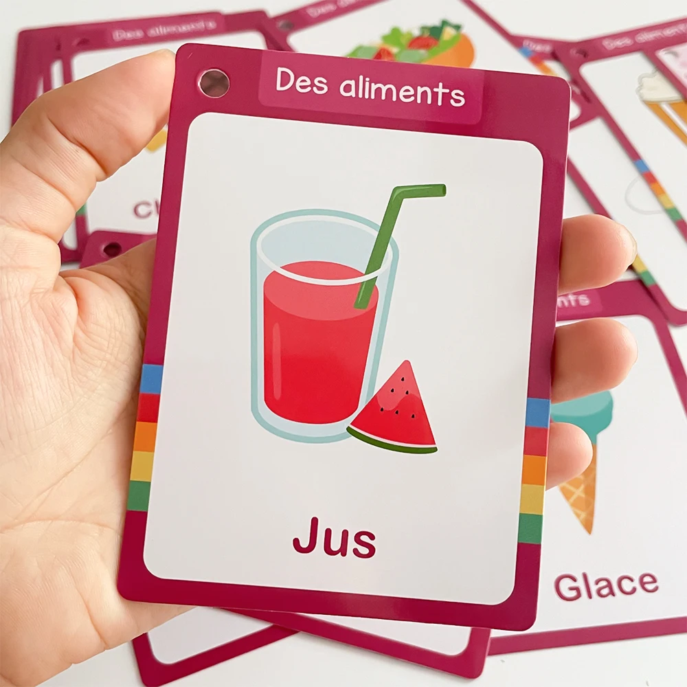 20 pçs alimentos tema vocabulá - Educational Flash Card avaliação e preço