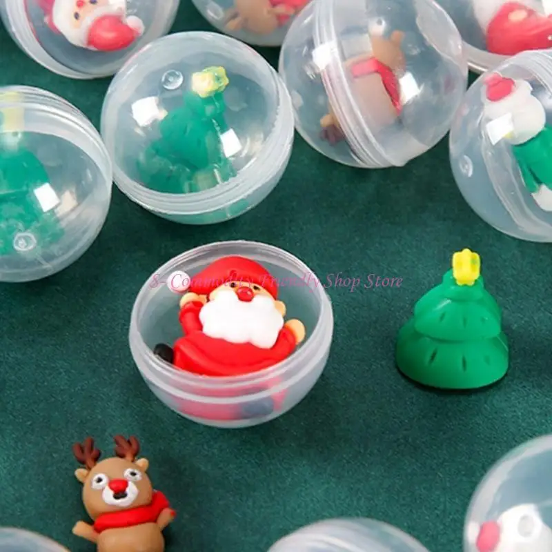 85AE أطفال عيد الميلاد صندوق لطيف لعبة مفاجئة مهرجان تمثال دمية عطلة غرفة الديكور TwistedEgg آلة بيع العرض