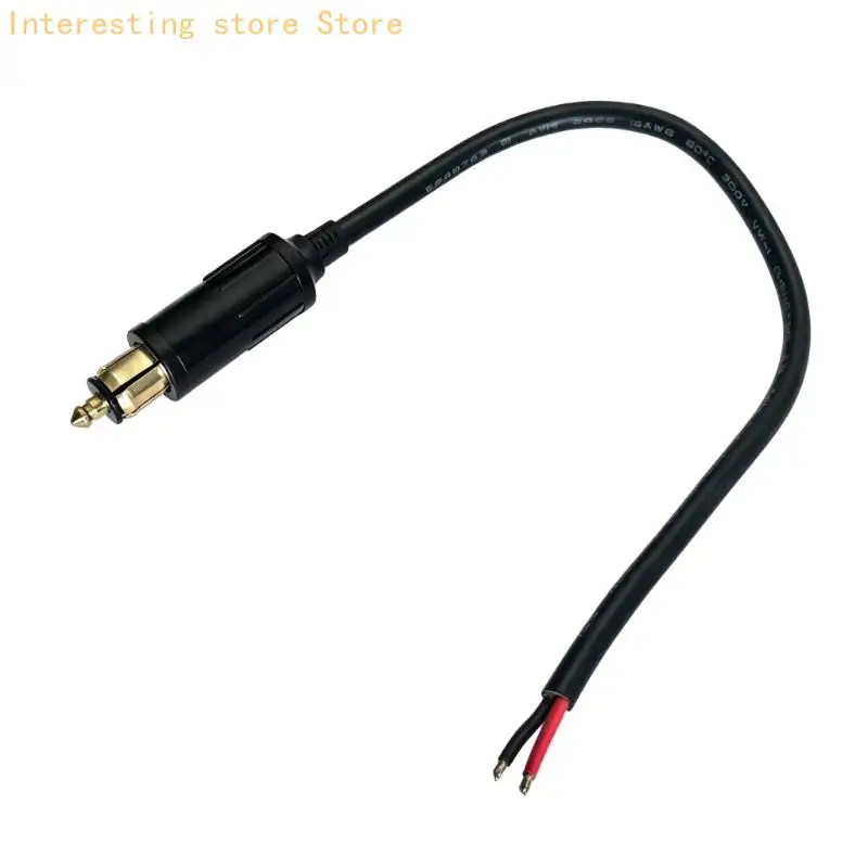 DIN Motorcycle Power Cord with Open Wire End for Daily Use 55KC