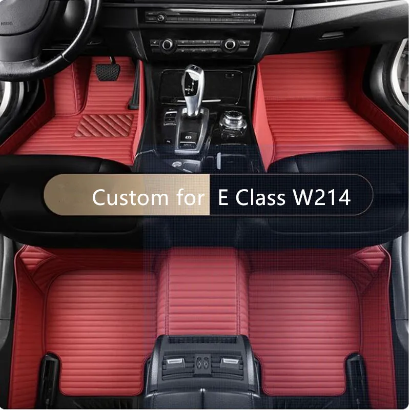 

Специальные автомобильные коврики на заказ для Mercedes Benz E 220 300 350 450 Sedan W214 2024, прочные водонепроницаемые ковры для E Class 2025
