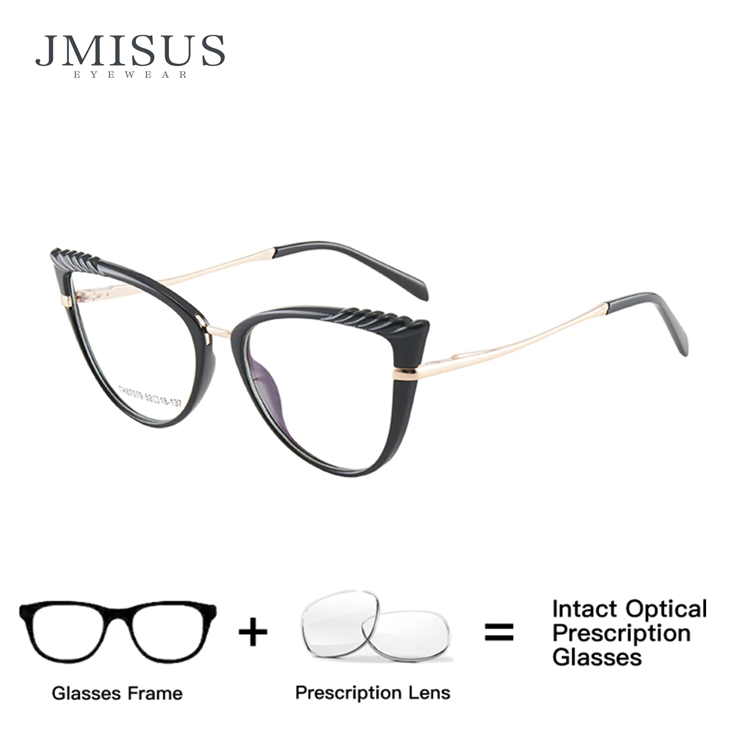 

JMISUS New Arrivals Trend Cat Eye Prescription Glasses Woman Butterfly Optical Eyeglasses Myopia Photochromic Sunglasses