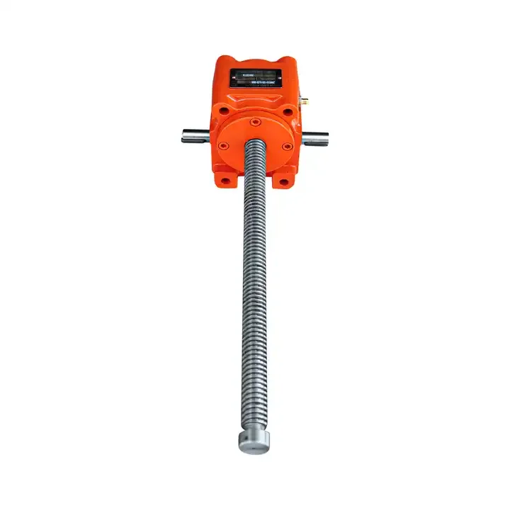 Swl series spiral jack linear manual drive worm wheel lift
