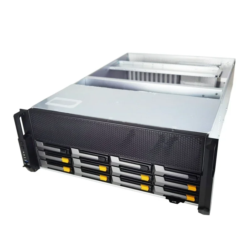 U12 hard disk bit hot-swappable GPU chassis GX4114 supports 8 U.2 hard disks 4GPU AI operation