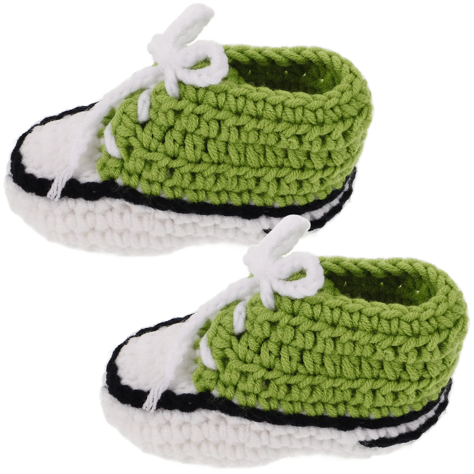 

Baby Crochet Booties Handmade Knit Shoes Soft Elastic Breathable Infant 10Cm Knitted Socks for Newborns