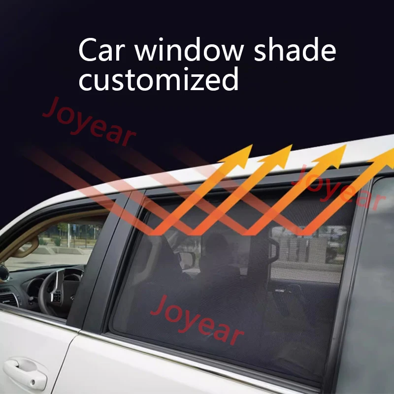 

For BYD Atto 2 Dolphin 2021-2024 Car Side Window Sun Visor Sunscreen Sunshade Mesh Magnetic Car Interior Modified Accessories