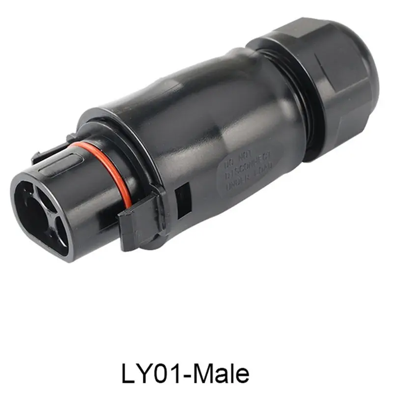 AB33-10X Solar PV Connector Plug Waterproof IP68 4000V 40A For Solar PV System Panel Parallel Protection Kit LY01-Male