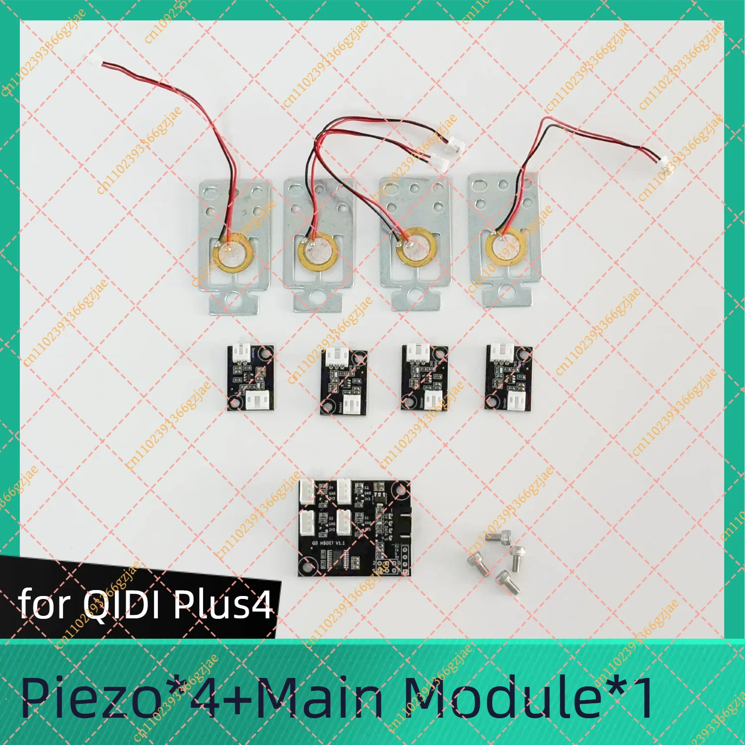 for QIDI Plus4 Heatbed Sensor Unit Strain Gauge Electrophoretic Hole Exposure Sensor for QIDI Tech Plus4 3D Printer Accessories