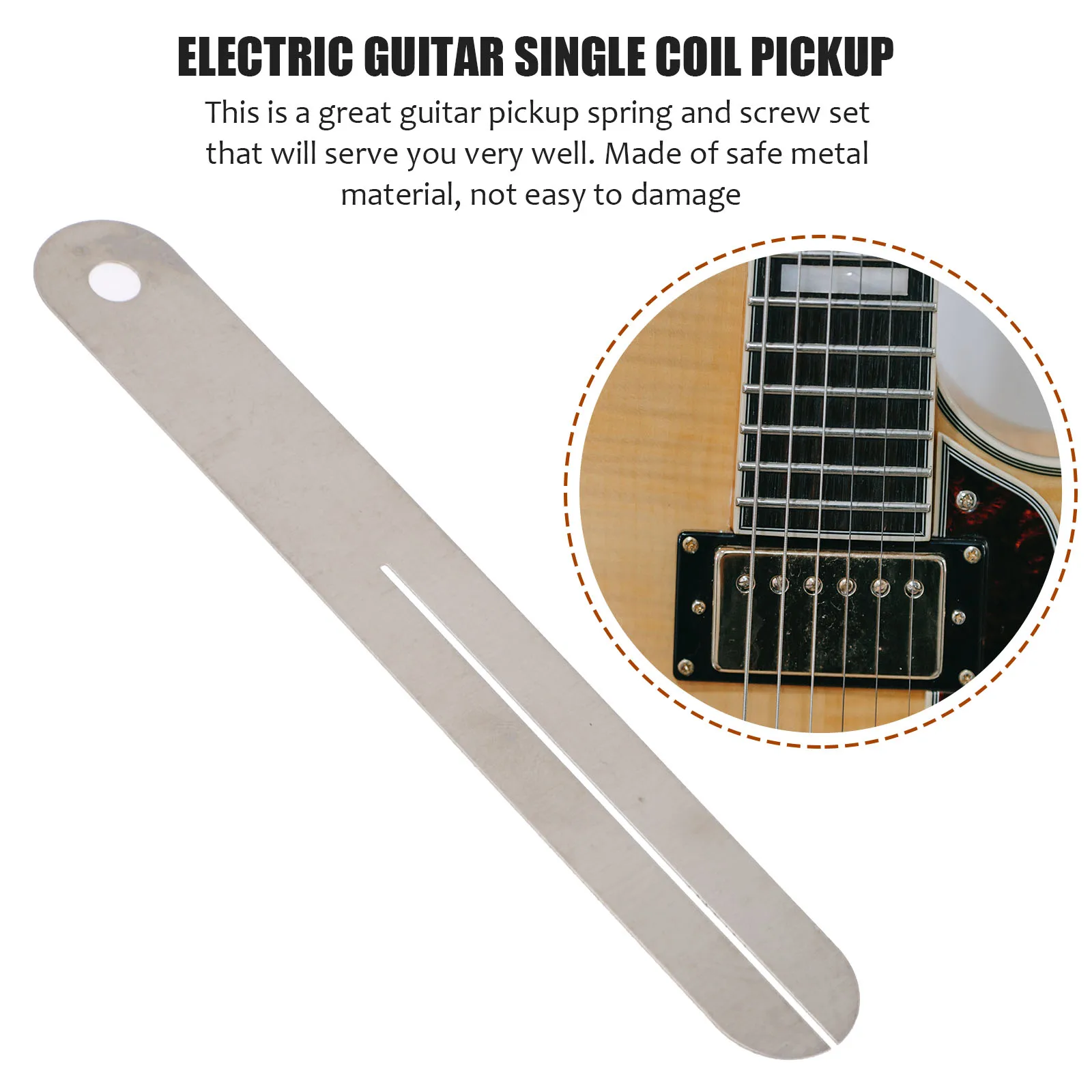 

2 Pcs Guitar Silk Protective Gasket Fretboard Guards Washer Fingerboard Protection Protector Stainless Steel