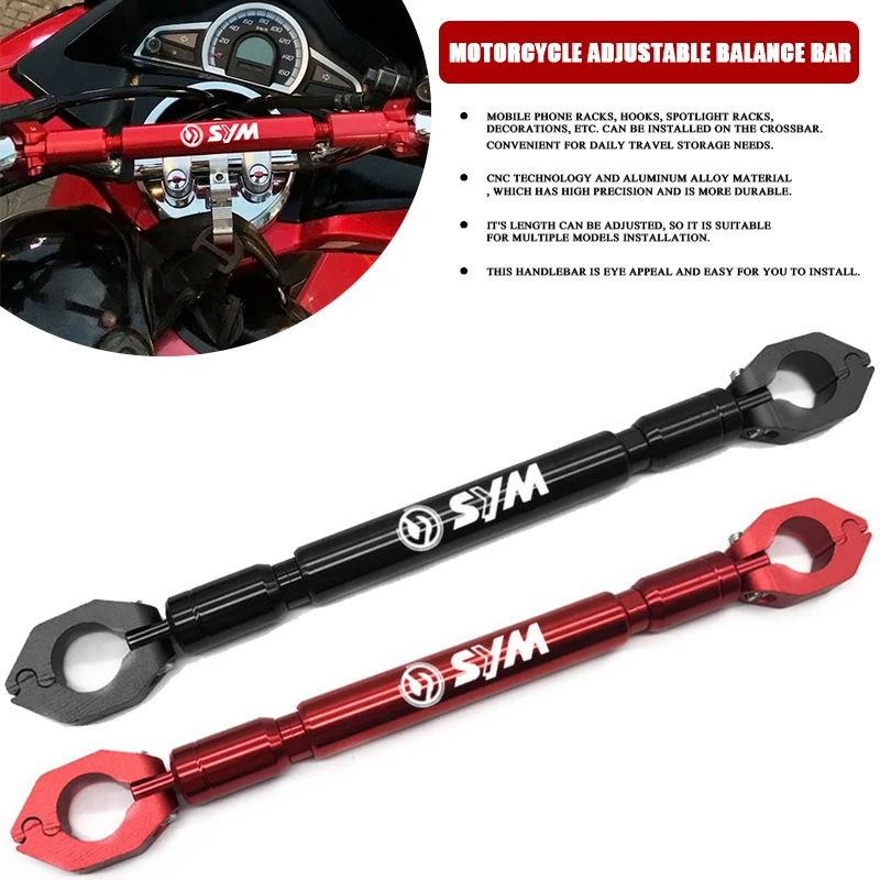 Akcesoria motocyklowe Regulowana wielofunkcyjna poprzeczka Kierownica balansująca Do SYM CRUISYM 150 180 MIO 50 110 JET 14 125 200