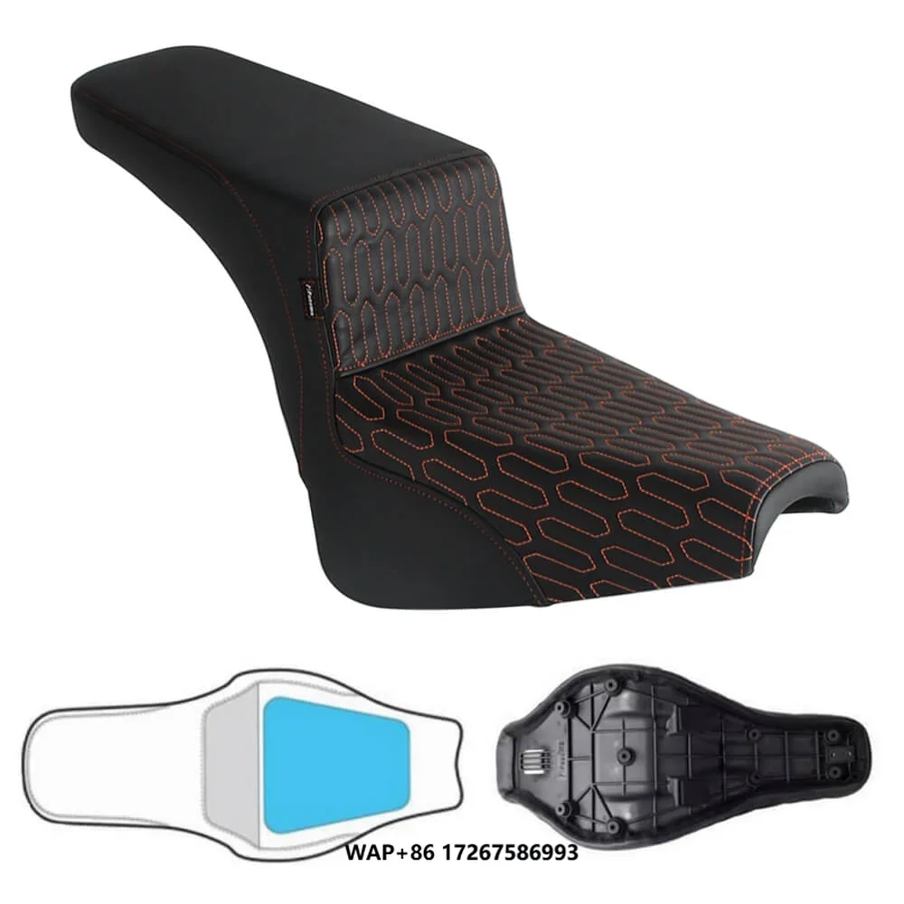 

High Resilience Foam Gel Pad Seat Comfort Durable for Softail FLDE FXBBS FXST 2018-2024
