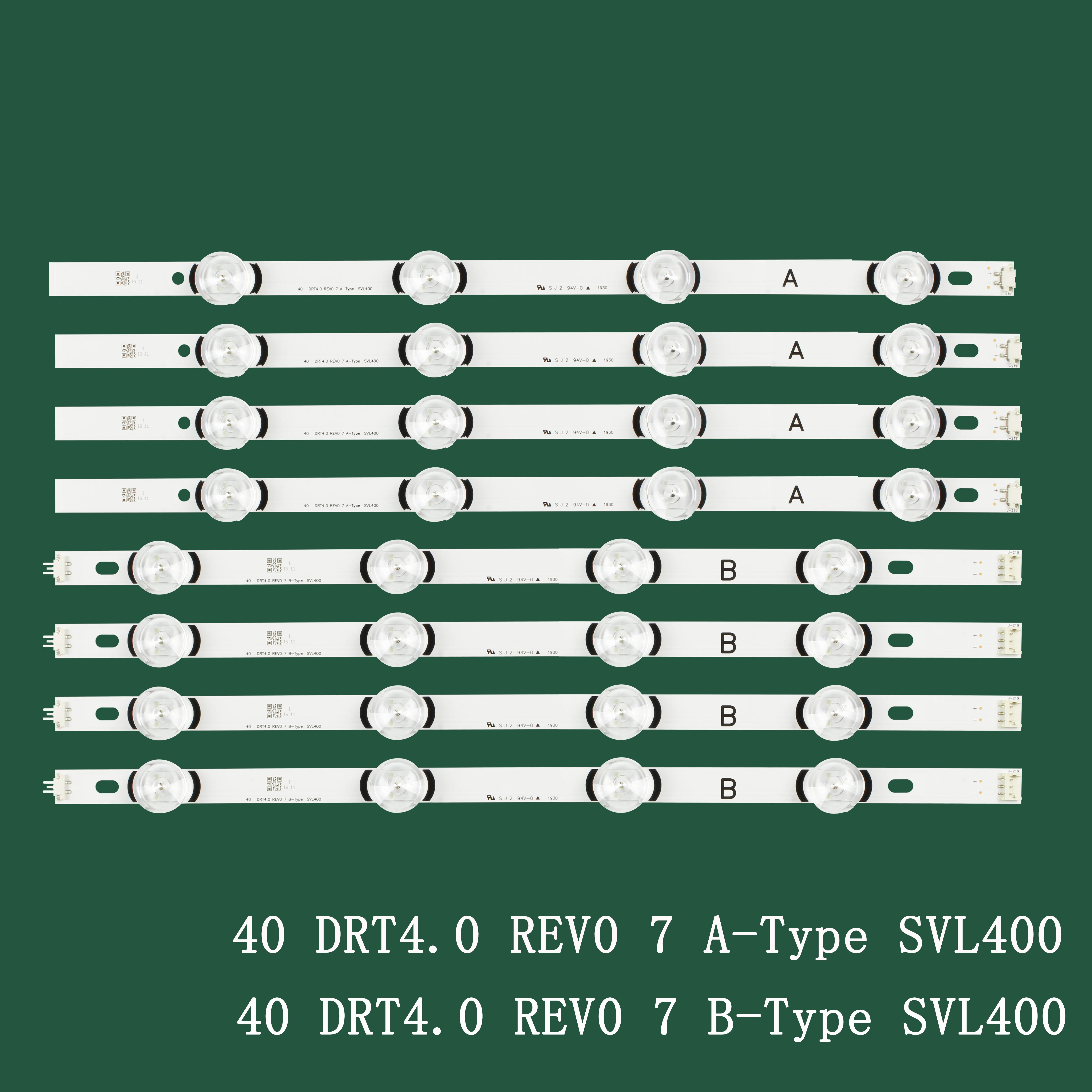 

8pcs LED Backlight For LG 40LF630V 40LF6300 40LH5300 40LH5700 40LF6350 40LF570V 40LF631V 40LX560H SVL400 6916L-0885A 6916L-0884A