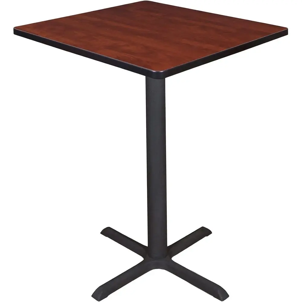 

30 Inch Square Cherry Wood X-Base Coffee Table
