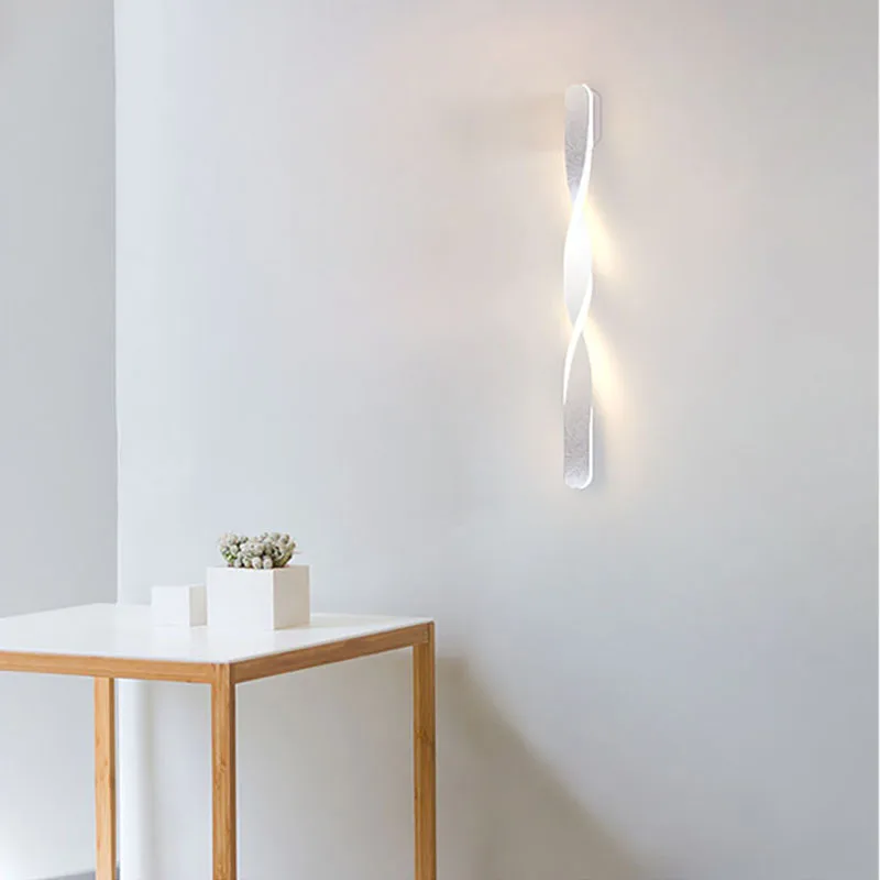 Lâmpada de parede LED moderno para o quarto, cabeceira, sala, corredor, luzes, decoração de casa, arcabeceira interior, luminária, brilho