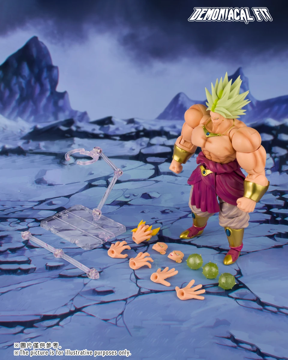 

Legendary Berserker Broli 6-Inch Action Figure Collectible Movable Doll with Cosmic Shock Feature for Action Figure Enthusiasts
