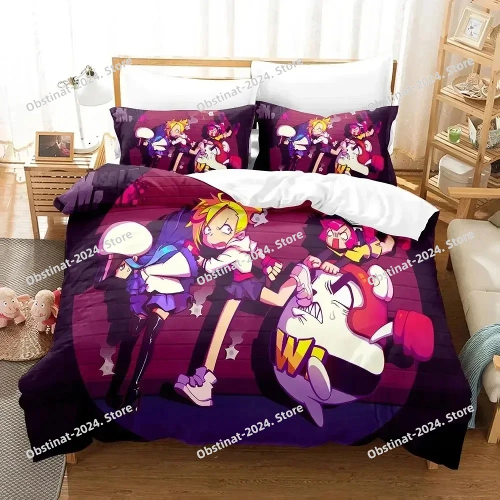 

Anime Muse Dash Game Bedding Set Duvet Cover Bed Set Quilt Cover Pillowcase Comforter king Queen Size Boys Adult Bedding Set
