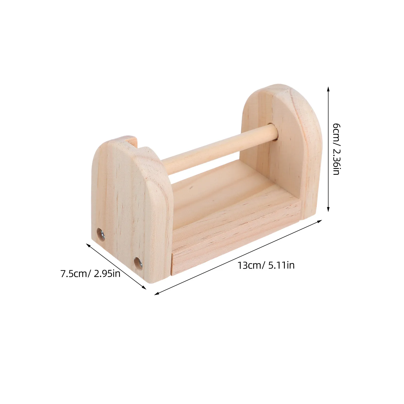 Masking Tape Dispenser Wooden Multi Roll Craft Tape Holder Organizer Rack Tabletop Dispenser For Kids Children Office Home