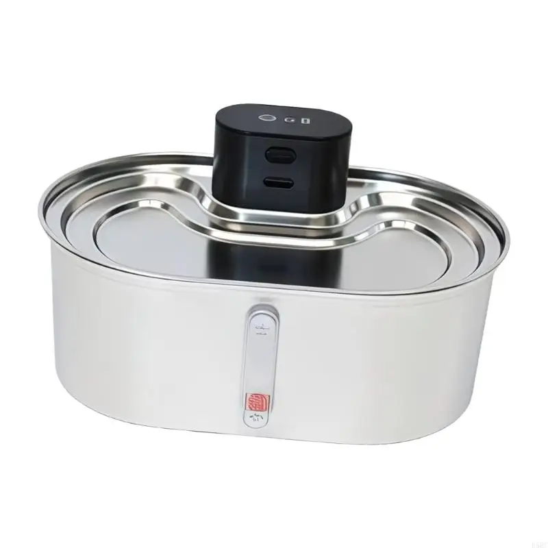  Quiet Operations Pet Water Fountain for Home Use with Steel