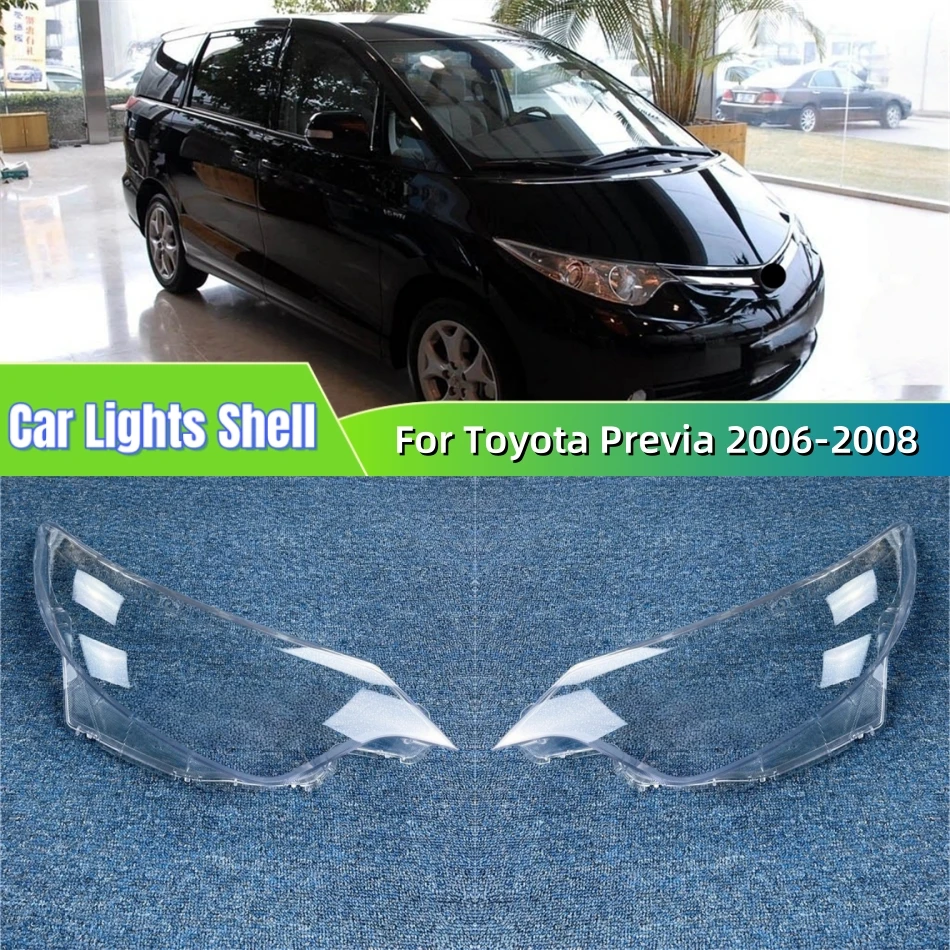 

Аксессуары для Toyota Previa 2006 2007 2008, автомобильный абажур, крышка фар автомобиля, крышка объектива передней фары, корпус