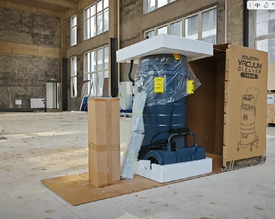 High-Power 3600W Industrial Mobile Dust Particle Vacuum Cleaner Three Motor Handheld Wet Dry Function for Household Hotel Use