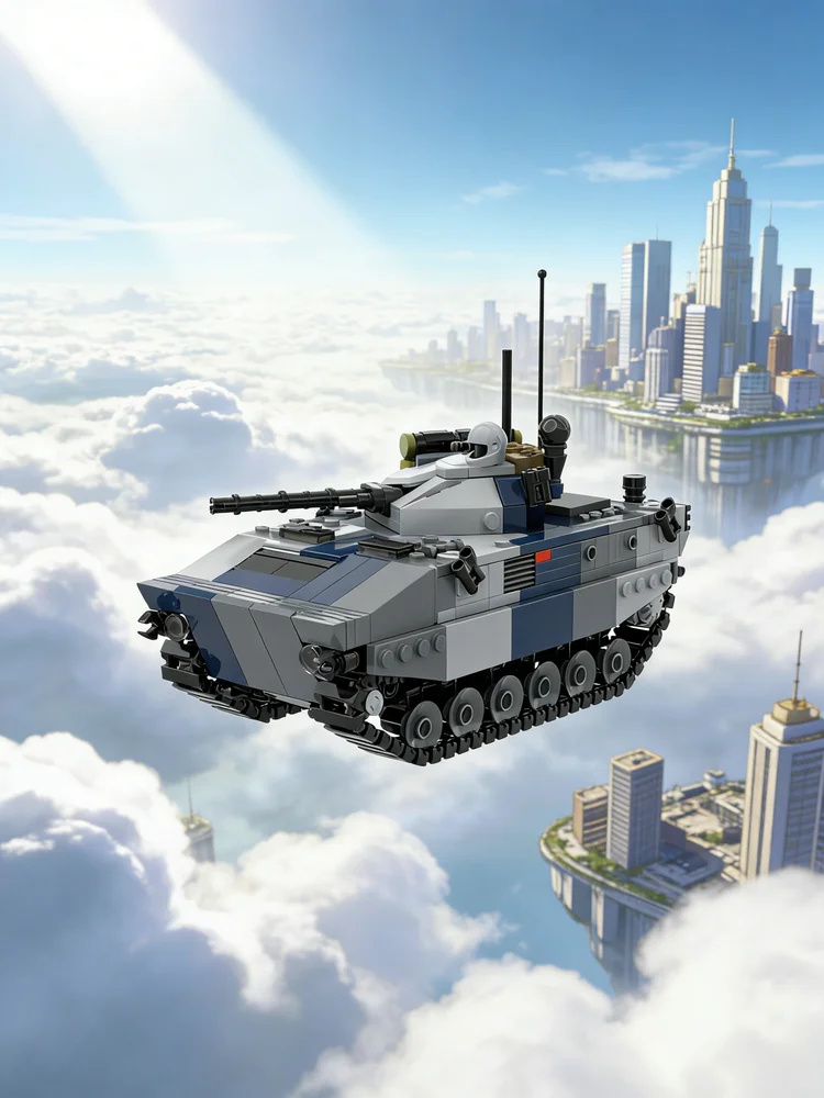 452 pièces de blocs de construction de type MOC IFV Creator, jouet de construction, cadeau de Noël, assemblage DIY, briques éducatives, idée créative