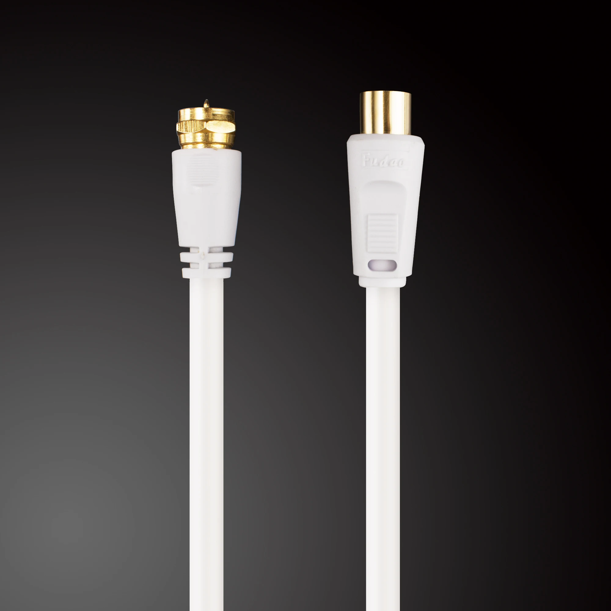 Digizulu 9.5mm Coaxial Cable TV Satellite Antenna Fly Lead Aerial Male to Male F Type RF Cable for CCTV Camera HD TV