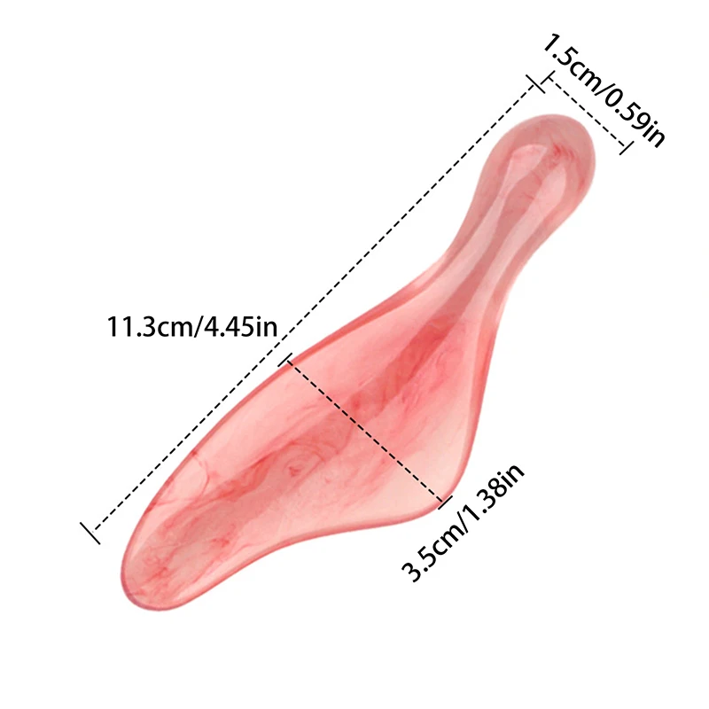 Sollevamento della pelle del viso Rughe Rimuovere Beauty SPA Strumenti per la cura Pala muscolare Resina Gua Sha Guazzo Raschietto Massaggiatore per viso corpo