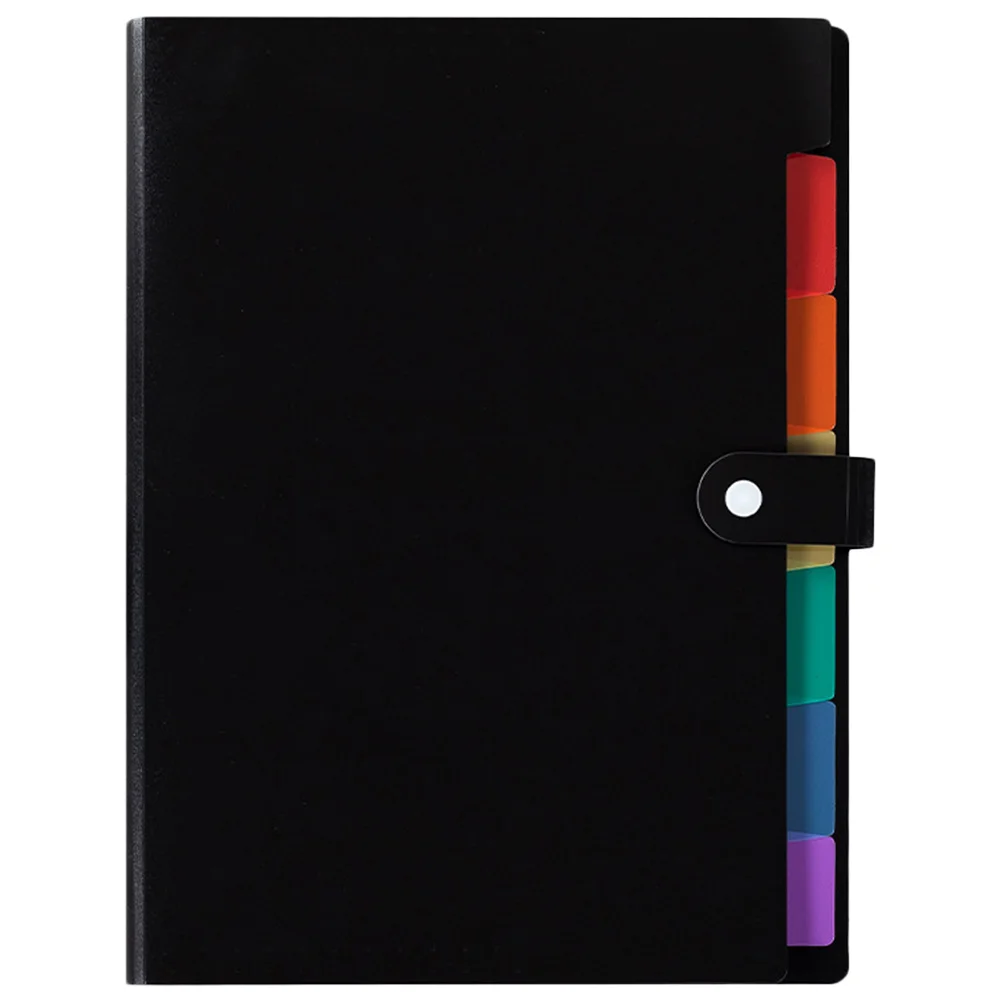 

Portable File Organizer Folder for A4 Documents Large Capacity Multi Pocket Expanding Document Holder Storage Bag
