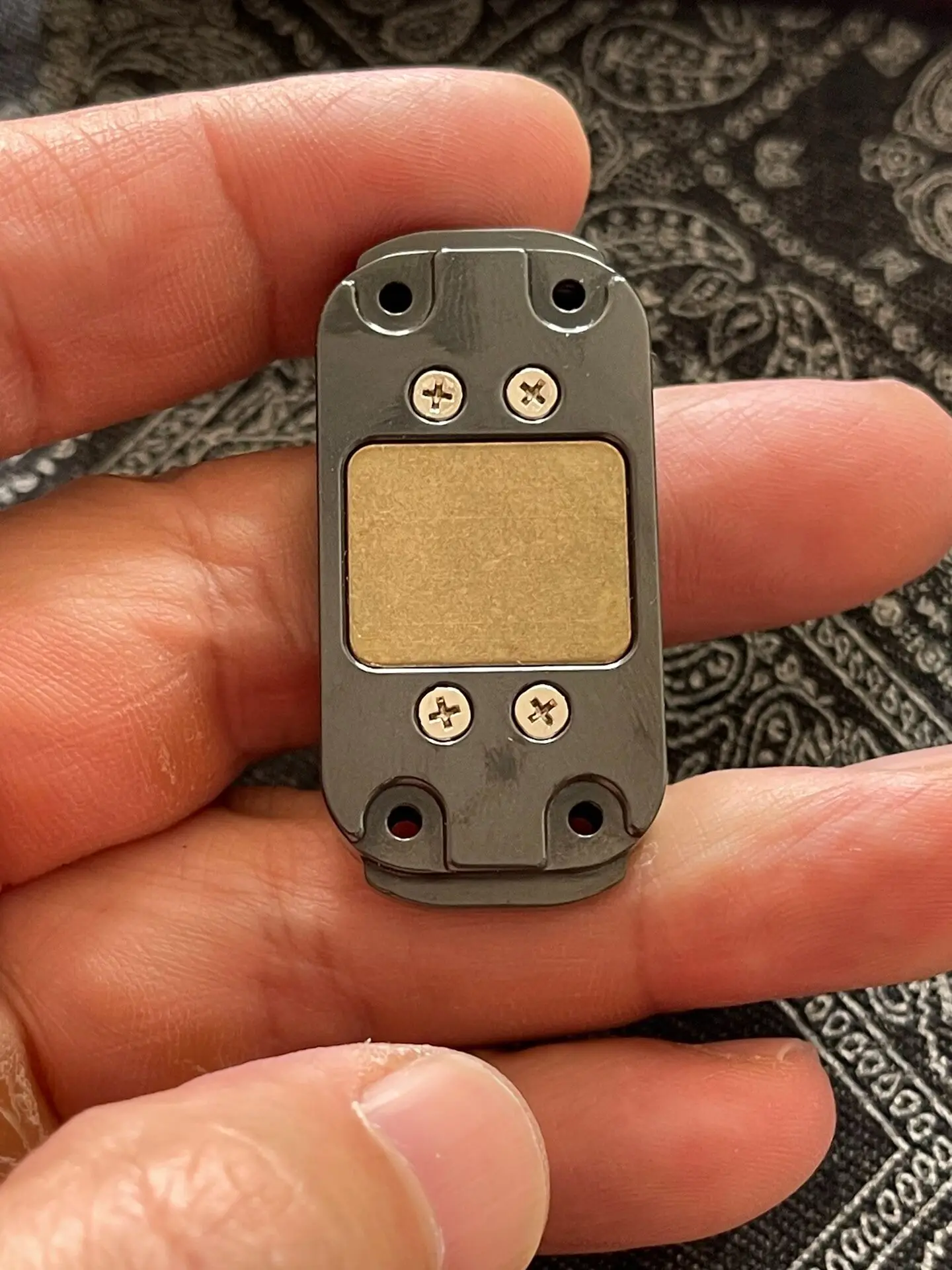 Used EDC 01edc Ultra-thin Double Zirconium Brass Dense, Limited Edition, No. 74