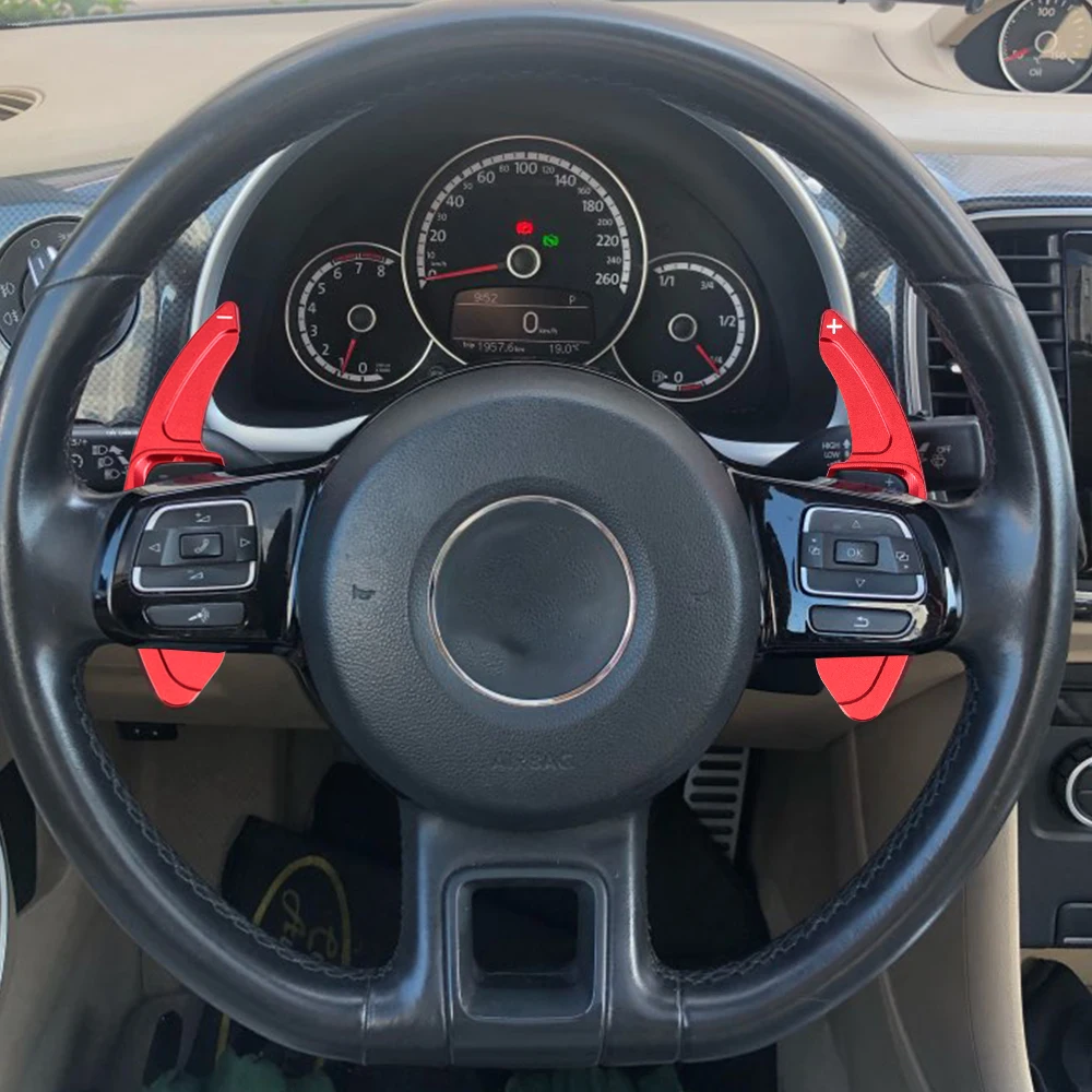 

Steering Wheel Paddle Extension Shift Cover 2Pcs/set For VW Golf 5 6 MK6 GTI R Jetta MK5 Passat B6 B7 CC Polo Sharan Tiguan