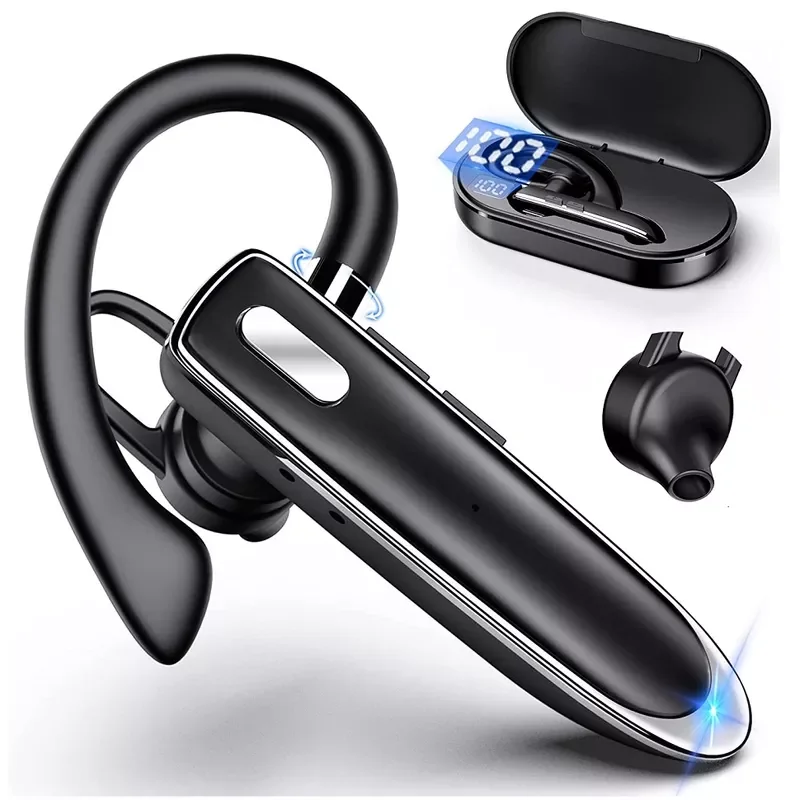 

Bluetooth Earphone with Microphone 55 hours Talk Time Wireless headset Sweat-proof Sport Music Earbuds Long Last Earpiece