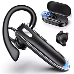 Bluetooth Earphone with Microphone 55 hours Talk Time Wireless headset Sweat-proof Sport Music Earbuds Long Last Earpiece
