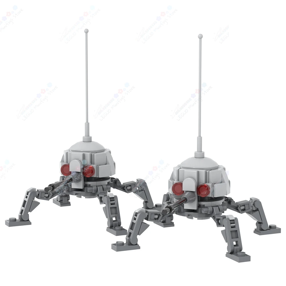 MOC2247 Creative Movie Interstellar MOC Spider Droid Building Blocks DIY Sci-Fi Animal Robot Model Bricks Assembly Toys For Kids