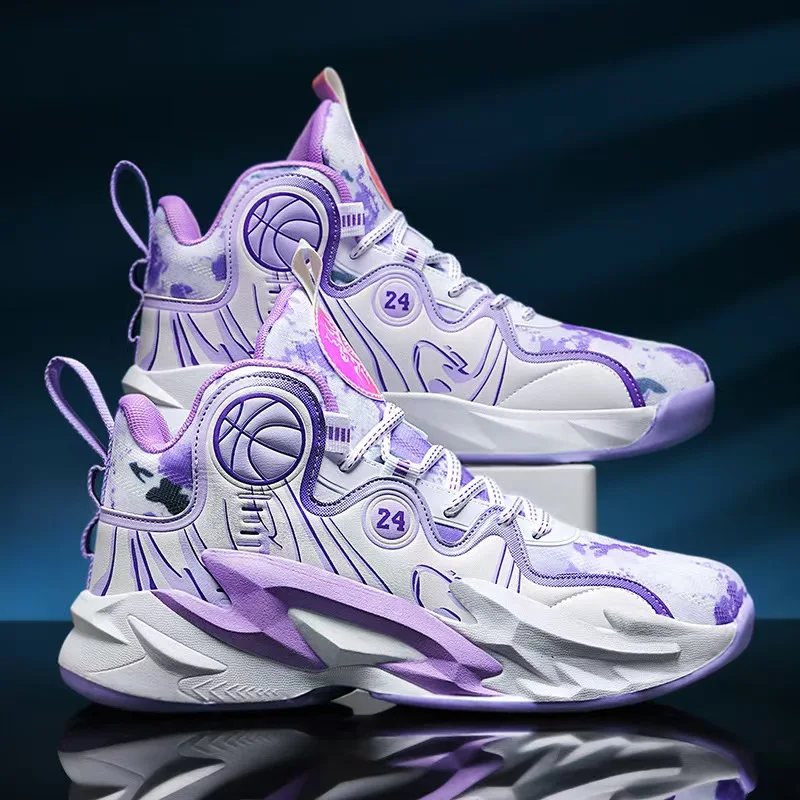 

Men Basketball Shoes Fashion Flat Outdoor Sports Sneakers Trendy Professional Training 2025 New Basketball Boots sneakers