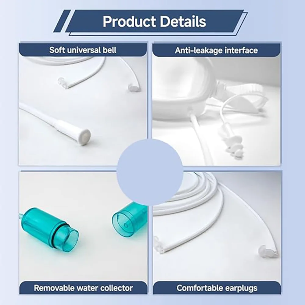 Wasserstoff-Augenmaske Nasenkanülen-Set H2-Inhalationszubehör für Wasserstoff-Sauerstoff-Generator-Maschine Nasenrohr Atemmaske – Detail 9