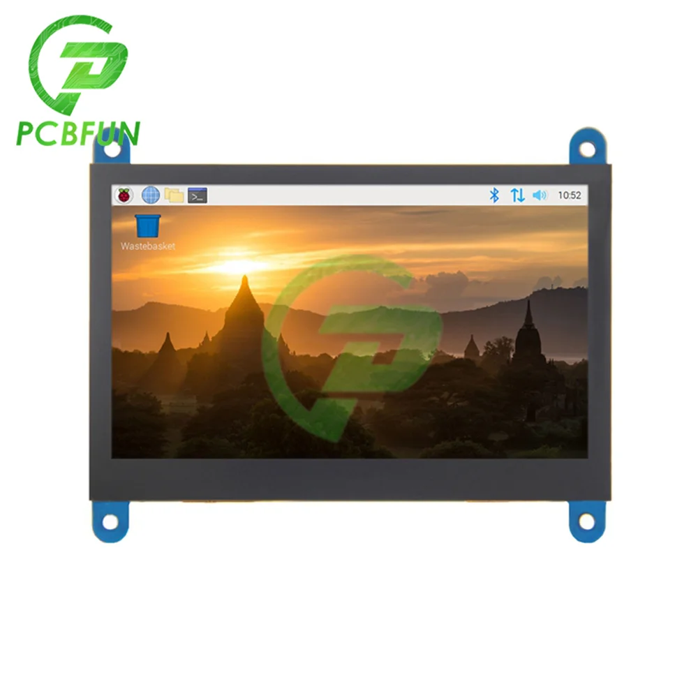 

4.3 Inch Capacitive Touch Screen Panel Resolution 800*480 for Raspberry Pi 3B+/4B BB Black Banana Pi Support Windows 10/8/7