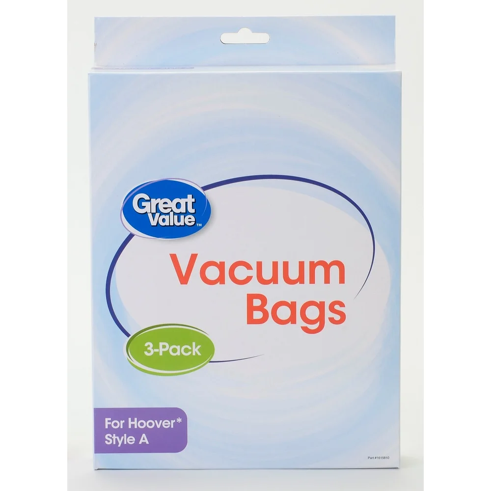 3 عبوات من أكياس المكنسة الكهربائية Hoover Style المتوافقة مع سلسلة Concept Elite TurboPower الأداء الأمثل والتحكم في الغبار