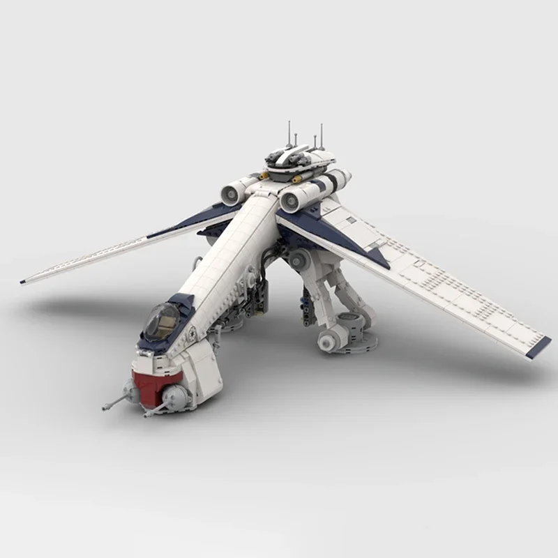 

1789pcsMoc Star Battle Republic Dropship Works With 75337 And 75019 AT-TE Building Blocks Creative Bricks Toy Present