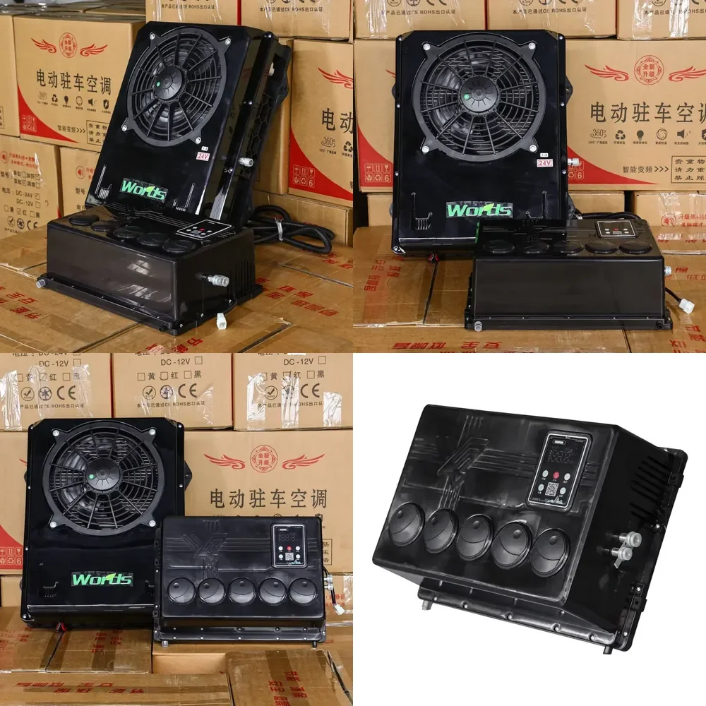 

【2026 Factory Direct】 Dc12v Electric Air Conditioner 24 Volt Truck RV Parking Cooler Air Conditioner for Semi Trucks Forklift