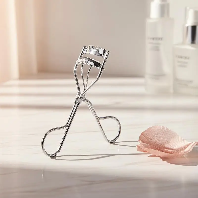 &Professional Eyelash Curler Makeup Tool Spring Loaded Design Long Lasting Curls 2 Colors for Daily Beauty Routine