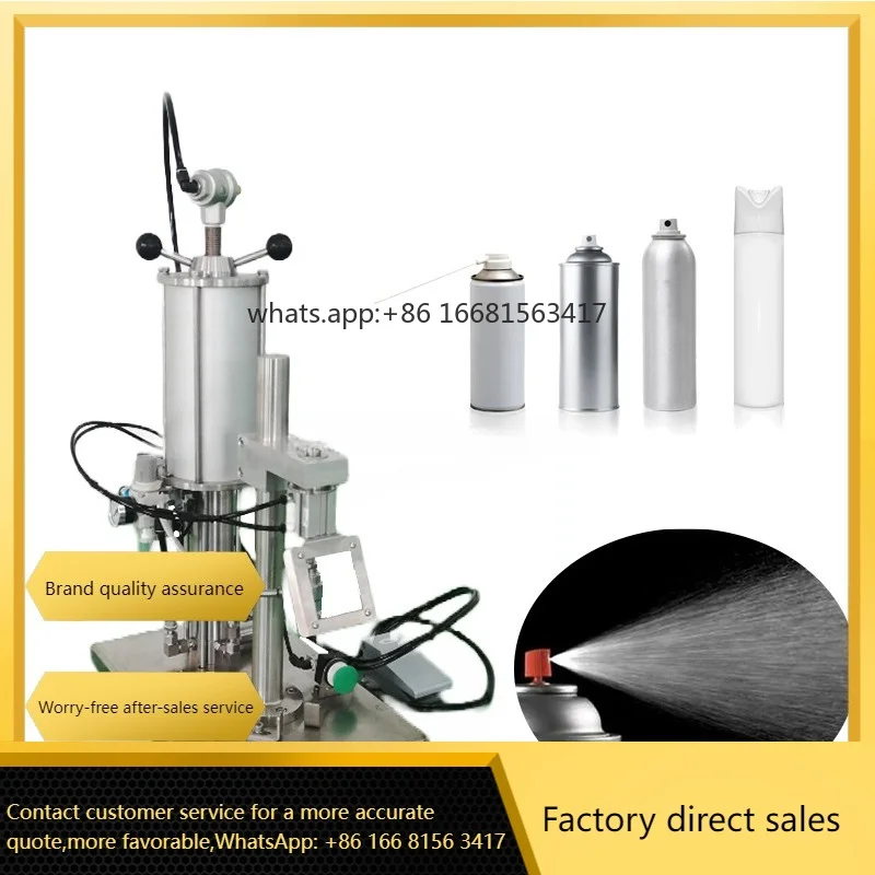 Automatic Aerosol Spray Paint Filler Bottle Filling Adhesive Machine Oil Filling Valves Aerosol Crimping Malaysia