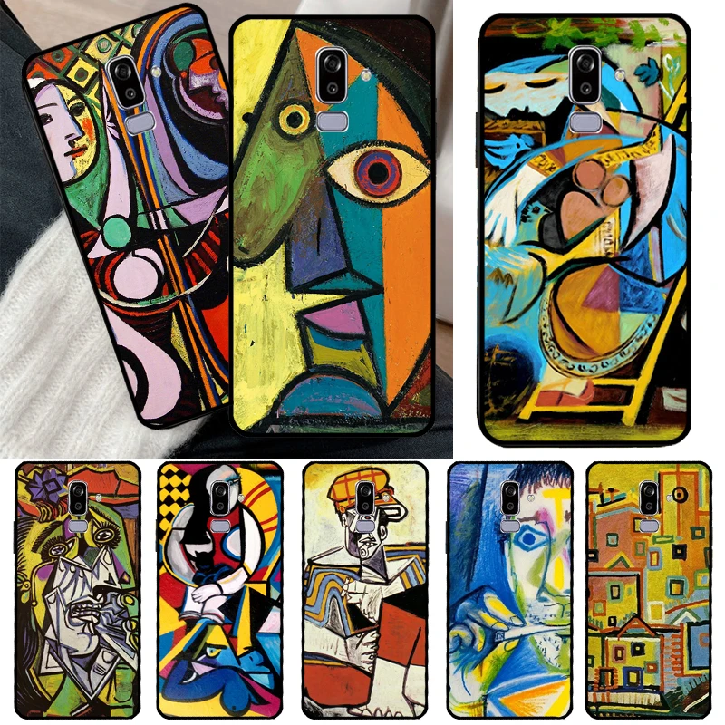 Picasso Abstract Art Painting Case For Samsung J3 J5 J7 J1 A3 A5 2016 2017 J4 J6 Plus A6 A8 A7 A9 J8 2018 Cover Shell