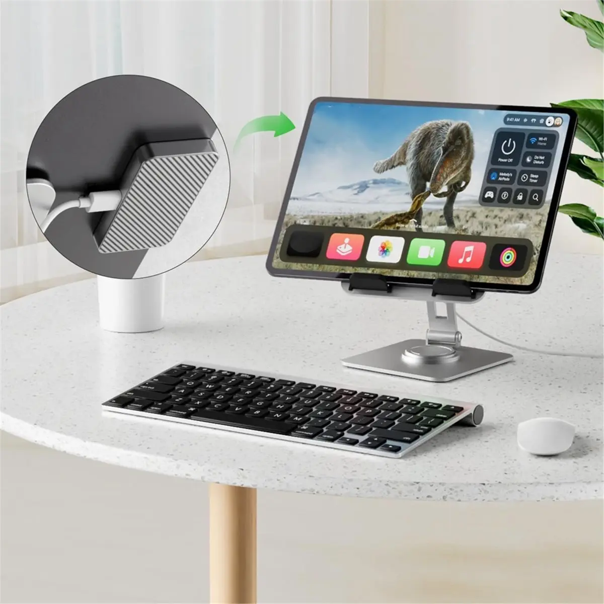 

Стабильное магнитное беспроводное зарядное устройство для iPad 11 дюймов, зарядное устройство с интеллектуальным разъемом для быстрой зарядки 18 Вт, алюминиевая беспроводная зарядная панель