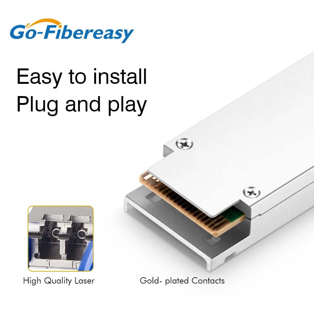 QSFP28 100G LR4 Módulo Fibra Óptica LC Dúplex - imagen 4