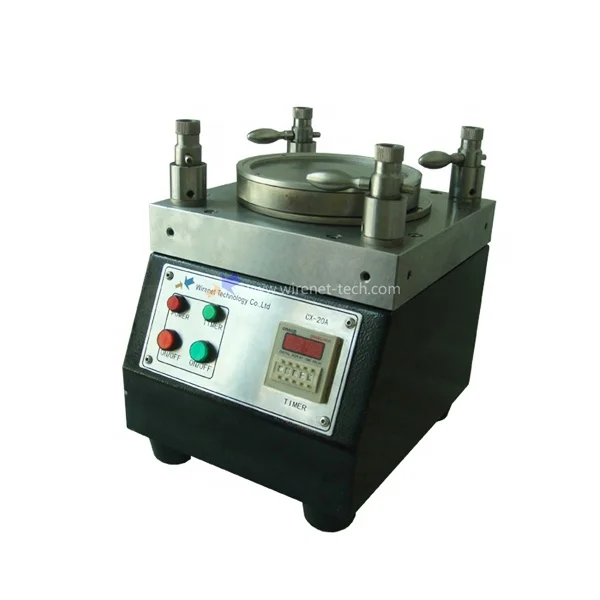 Wirenet easy use stable square pressure fiber optic polisher patch cord making machinecustom